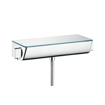 Hansgrohe Ecostat Select Thermostat Aufputz mit Ablage aus Spiegelglas