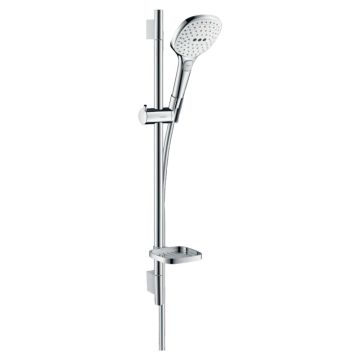 Hansgrohe Raindance Select E Brauseset 120 3jet EcoSmart in weiss/chrom