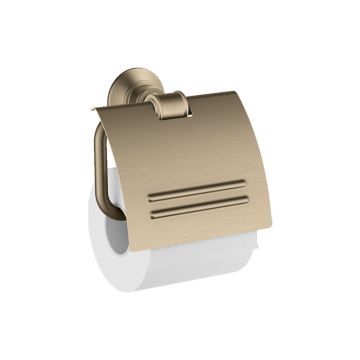 Axor Montreux Papierrollenhalter mit Deckel in Brushed Nickel