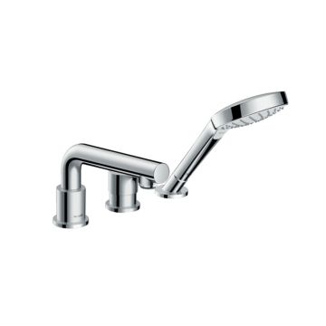 Hansgrohe Talis S 3-Loch Einhebel-Wannenrandmischer Secuflex