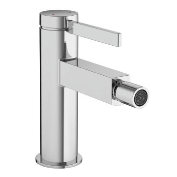 Hansgrohe Finoris Bidetarmatur mit Push-Open Ablaufgarnitur