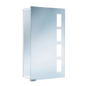 HSK Alu-Spiegelschränke Spiegelschrank ASP 500 - 45 cm